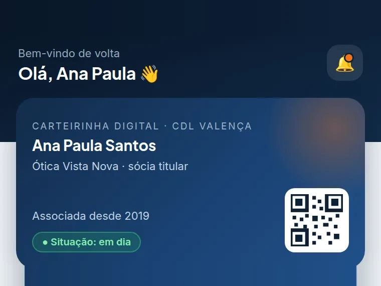 App do associado — Entidades 360
